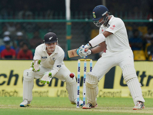 Cheteshwar Pujara scored 62 runs