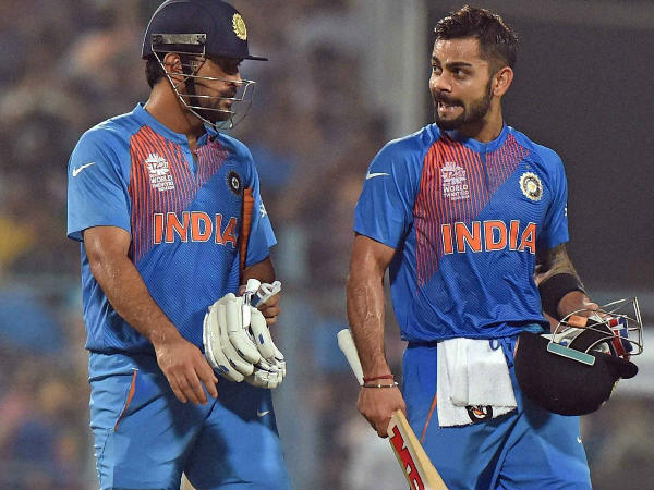 Dhoni and Kohli Dhoni and Kohli