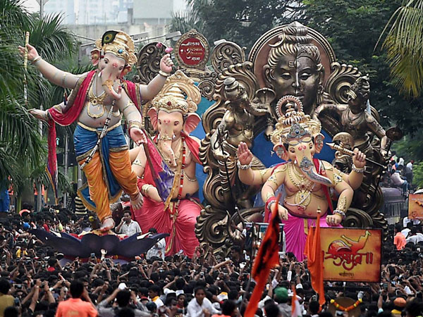 Ganesh immersions begin in Mumbai Ganesh immersions begin in Mumbai