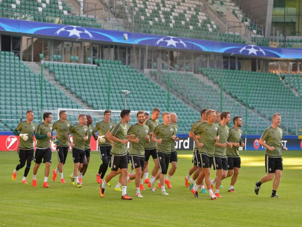 Legia Warsaw players (Image courtesy: Legia Warsaw Twitter handle) Legia Warsaw players (Image courtesy: Legia Warsaw Twitter handle)
