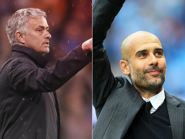 Jose Mourinho and Pep Guardiola Jose Mourinho and Pep Guardiola