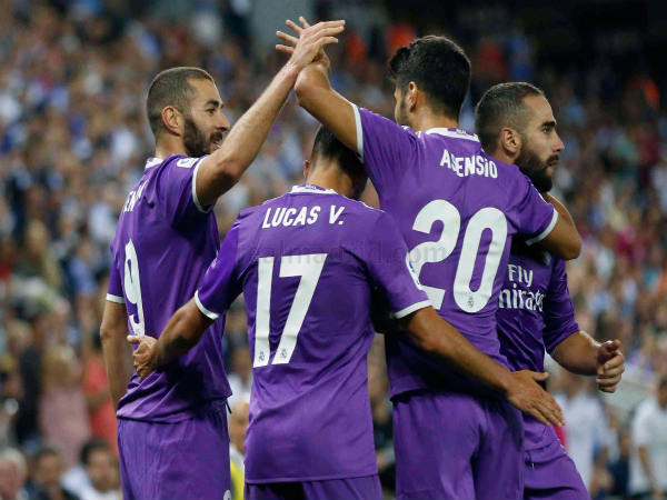 Real Madrid celebrate (Image courtesy: Real Madrid Twitter handle) Real Madrid celebrate (Image courtesy: Real Madrid Twitter handle)