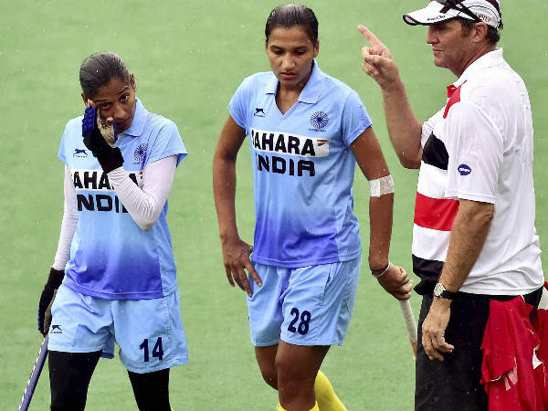 Ritu Rani (left) with Indian coach Neil Hawgood Ritu Rani (left) with Indian coach Neil Hawgood