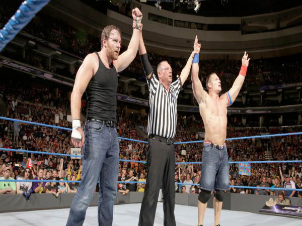 Will Cena and Ambrose get along, this week? (image courtesy wwe.com) Will Cena and Ambrose get along, this week? (image courtesy wwe.com)