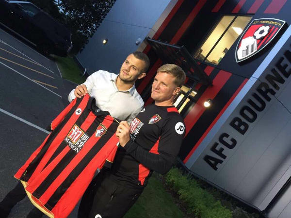 Jack Wilshere unveiled at Bournemouth (Image courtesy: Jack Wilshere Twitter handle) Jack Wilshere unveiled at Bournemouth (Image courtesy: Jack Wilshere Twitter handle)