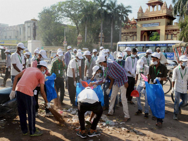 In Pics: Swachh Bharat drive on occasion of Gandhi Jayanti