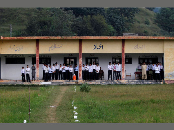 A tense day at school