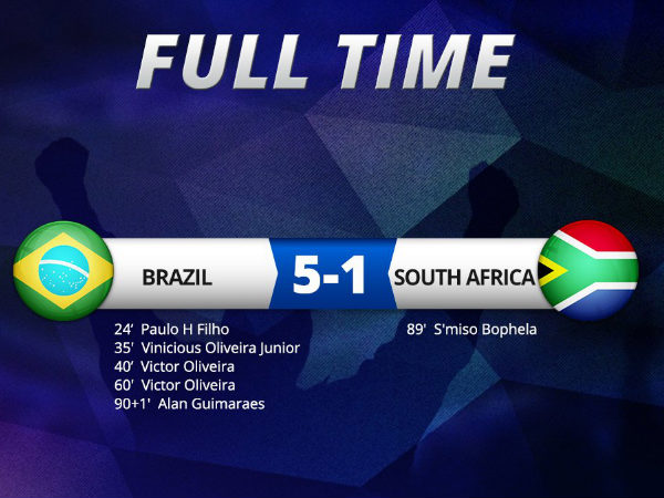 Brazil Vs South Africa (Image courtesy: Indian Football Team Twitter) Brazil Vs South Africa (Image courtesy: Indian Football Team Twitter)