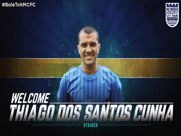Thiago Cunha (Image courtesy: Mumbai City FC Twitter handle) Thiago Cunha (Image courtesy: Mumbai City FC Twitter handle)