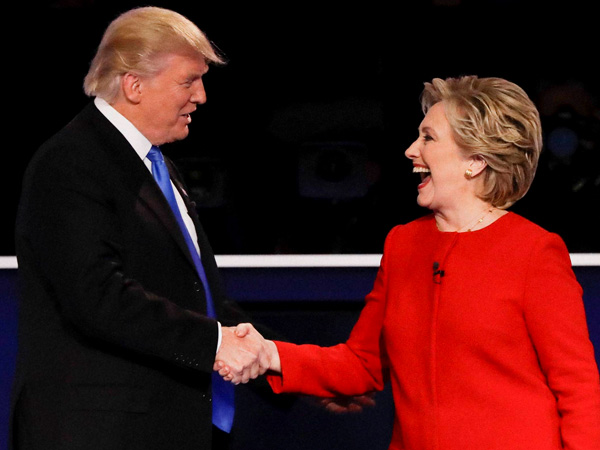 Trump, Clinton exchange jokes at dinner Trump, Clinton exchange jokes at dinner