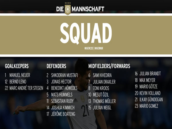 German squad (Image courtesy: Germany Twitter handle) German squad (Image courtesy: Germany Twitter handle)