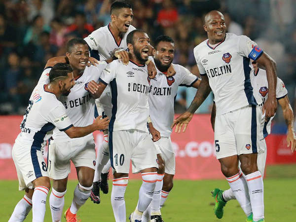 FC Goa players celebrate (Image courtesy: ISL Twitter handle) FC Goa players celebrate (Image courtesy: ISL Twitter handle)