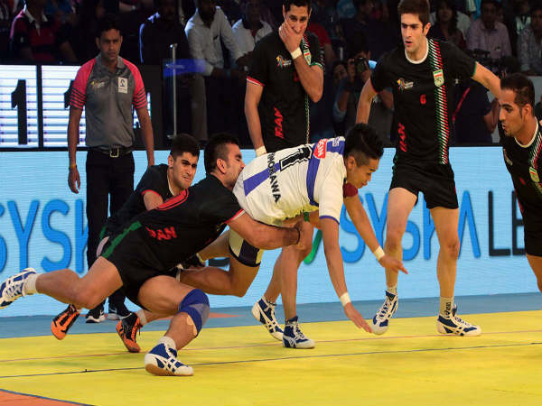 Iran Vs Japan (Image courtesy: Kabaddi World Cup Twitter handle) Iran Vs Japan (Image courtesy: Kabaddi World Cup Twitter handle)