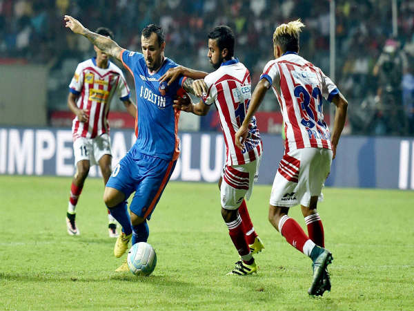 FC Goa (blue) Vs Atletico de Kolkata FC Goa (blue) Vs Atletico de Kolkata