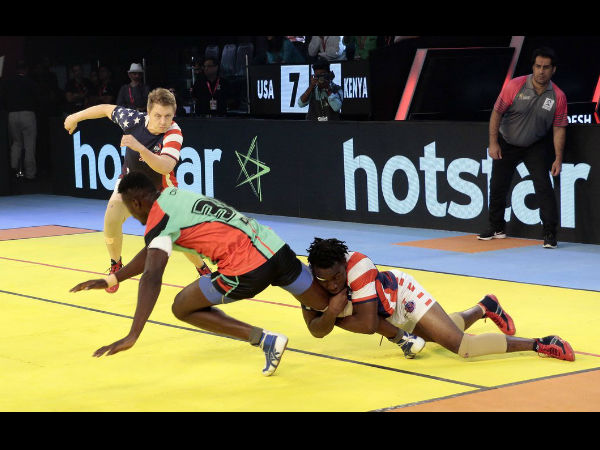 Kabaddi World Cup: Kenya beat US to keep semi-final hopes alive Kabaddi World Cup: Kenya beat US to keep semi-final hopes alive