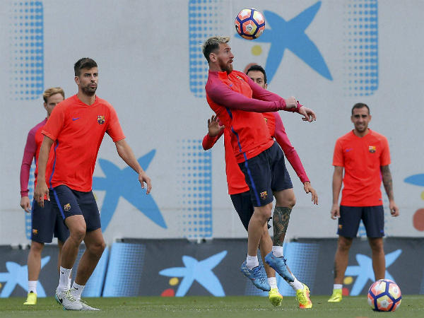 Lionel Messi at Barcelona training Lionel Messi at Barcelona training