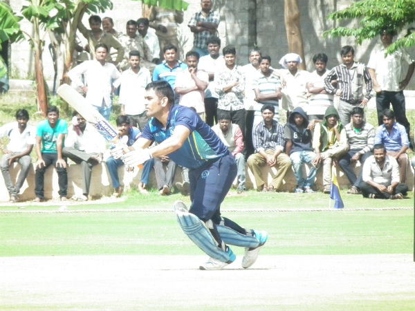 File photo: MS Dhoni plays a shot during Vijay Hazare Trophy in Bengaluru, December, 2015 File photo: MS Dhoni plays a shot during Vijay Hazare Trophy in Bengaluru, December, 2015