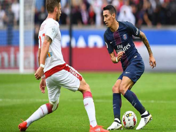 Angel Di Maria (right) in action for PSG (Image courtesy: PSG Twitter handle) Angel Di Maria (right) in action for PSG (Image courtesy: PSG Twitter handle)
