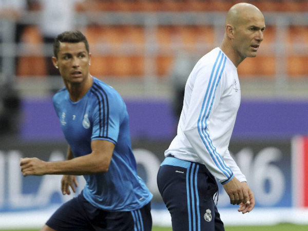 Cristiano Ronaldo and Zinedine Zidane Cristiano Ronaldo and Zinedine Zidane