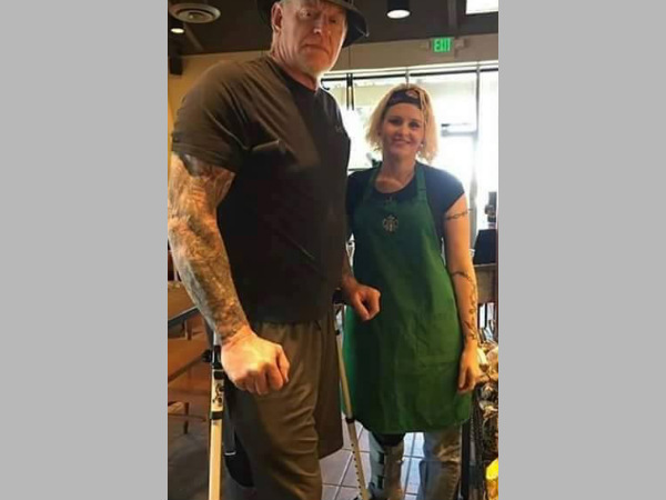Injured Undertaker (Image courtesy: Instagram) Injured Undertaker (Image courtesy: Instagram)