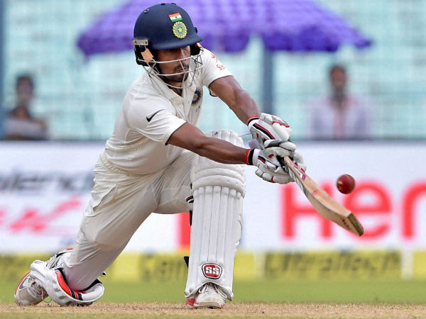 Wriddhiman Saha plays a shot during the Kolkata Test Wriddhiman Saha plays a shot during the Kolkata Test
