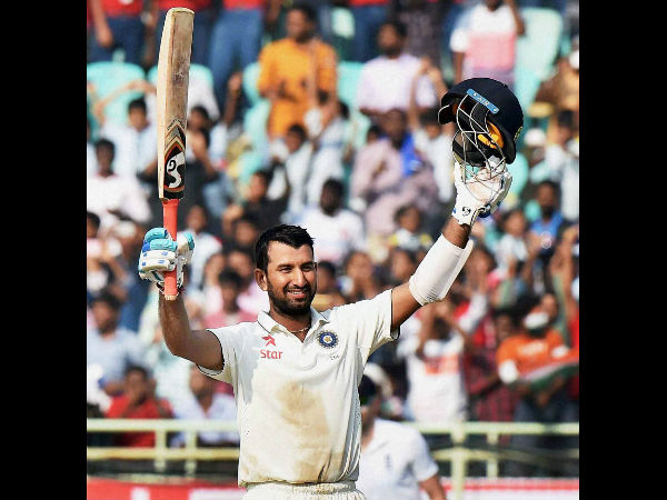 Cheteshwar Pujara slams 3rd consecutive Test hundred