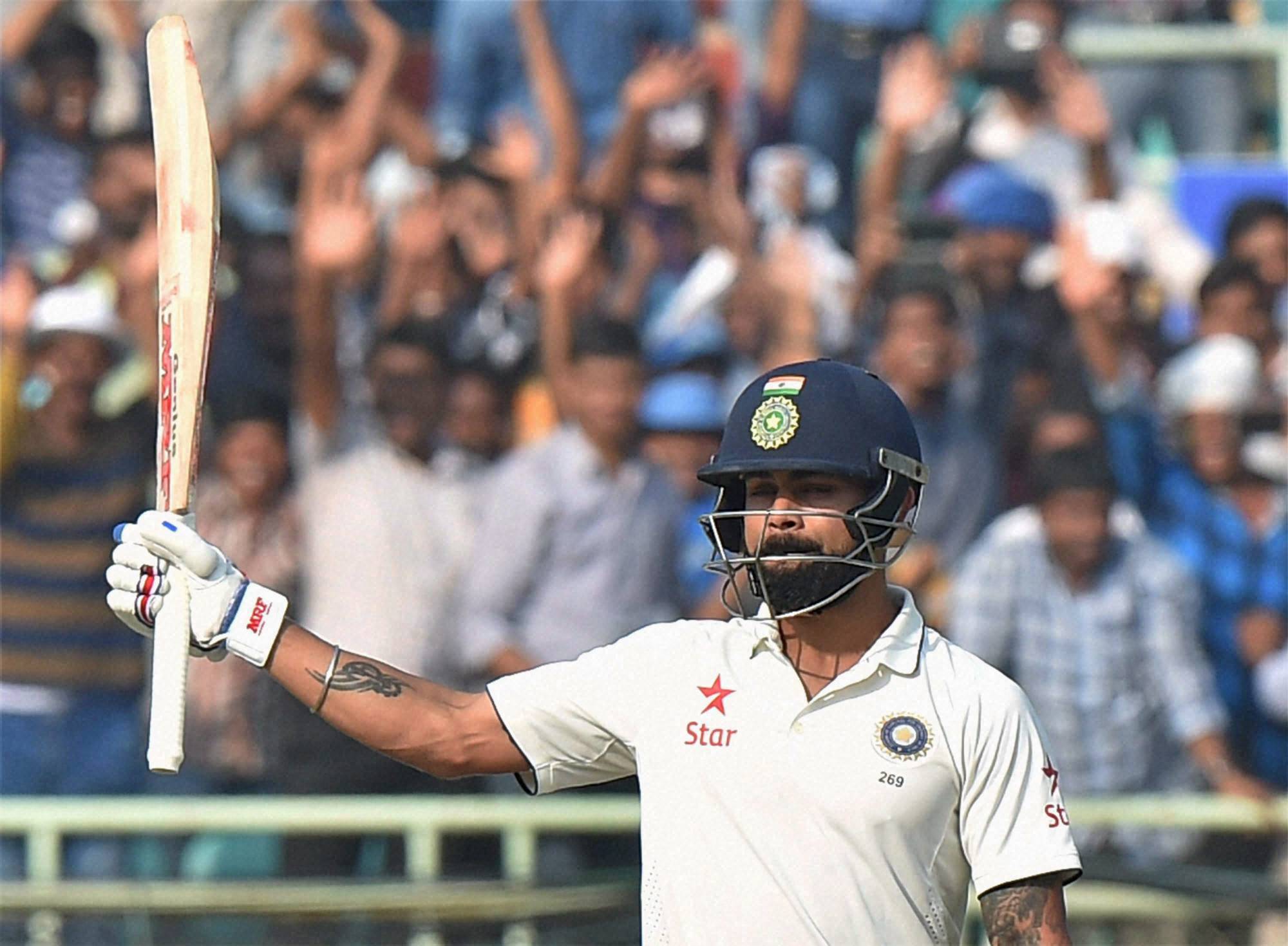 Virat Kohli slams 14th Test hundred in 50th match