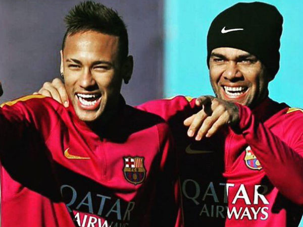 Neymar and Dani Alves (Image courtesy: Dani Alves Twitter handle) Neymar and Dani Alves (Image courtesy: Dani Alves Twitter handle)