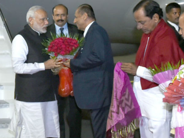 Modi in Hyderabad Modi in Hyderabad