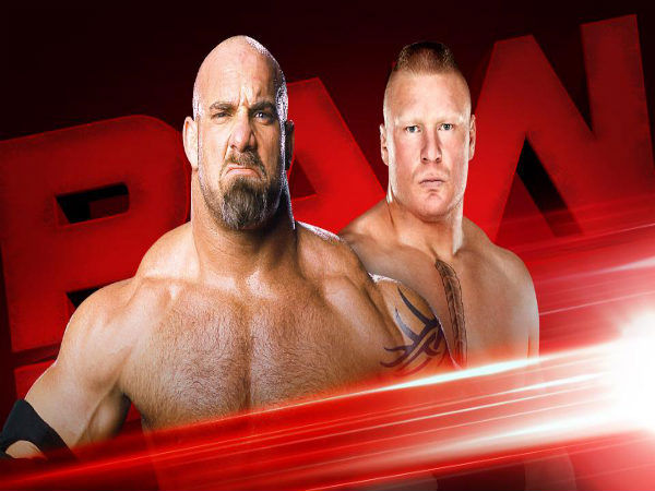 Goldberg-Brock Lesnar (Image courtesy: WWE) Goldberg-Brock Lesnar (Image courtesy: WWE)