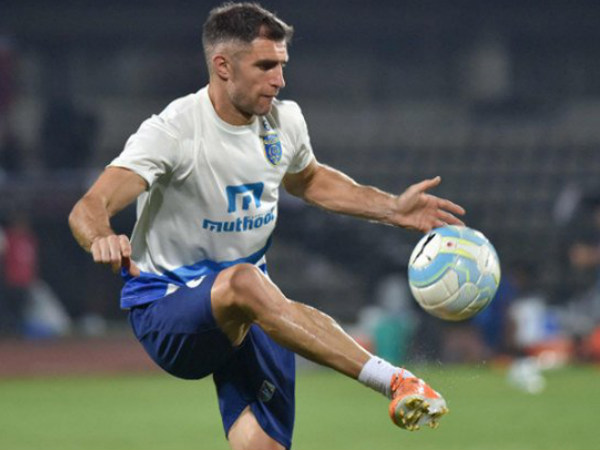 Aaron Hughes (Image courtesy: Kerala Blasters Twitter handle) Aaron Hughes (Image courtesy: Kerala Blasters Twitter handle)