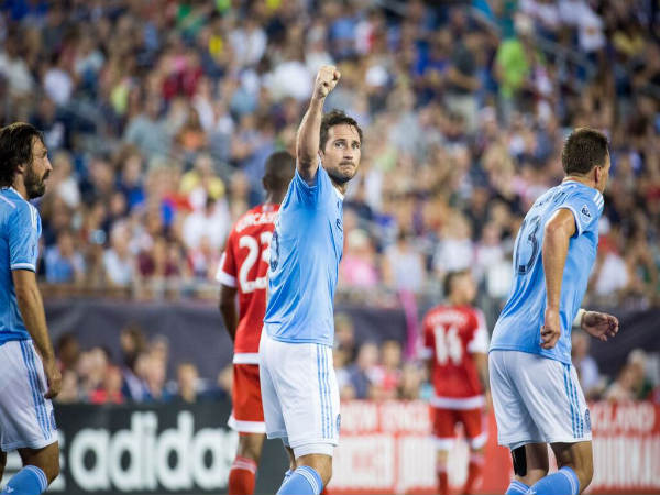 Frank Lampard (centre) (Image courtesy: New York City FC Twitter handle) Frank Lampard (centre) (Image courtesy: New York City FC Twitter handle)