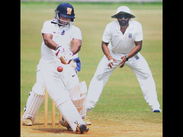 Delhi's batsman Rishab Pant plays a shot during a Ranji trophy match against Maharashtra at Wankhede Stadium in Mumbai. Delhi's batsman Rishab Pant plays a shot during a Ranji trophy match against Maharashtra at Wankhede Stadium in Mumbai.