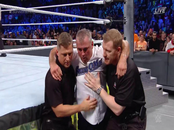 Shane McMahon injured (Image courtesy: Twitter) Shane McMahon injured (Image courtesy: Twitter)