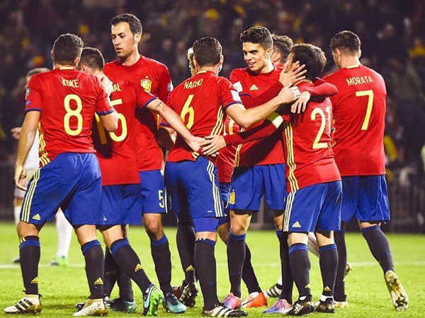 Spain Football Team (Image courtesy: Marc Bartra Twitter handle) Spain Football Team (Image courtesy: Marc Bartra Twitter handle)