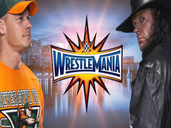 John Cena Vs Undertaker at Wrestlemania 33 (Image courtesy: Youtube) John Cena Vs Undertaker at Wrestlemania 33 (Image courtesy: Youtube)