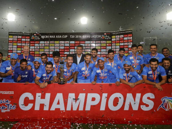 3. Lift Asia Cup T20 against Bangladesh in Bangladesh