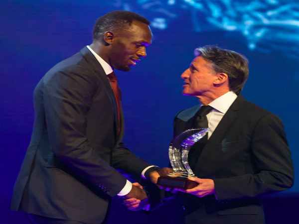 Usain Bolt (left) (Image courtesy: IAAF Twitter handle) Usain Bolt (left) (Image courtesy: IAAF Twitter handle)