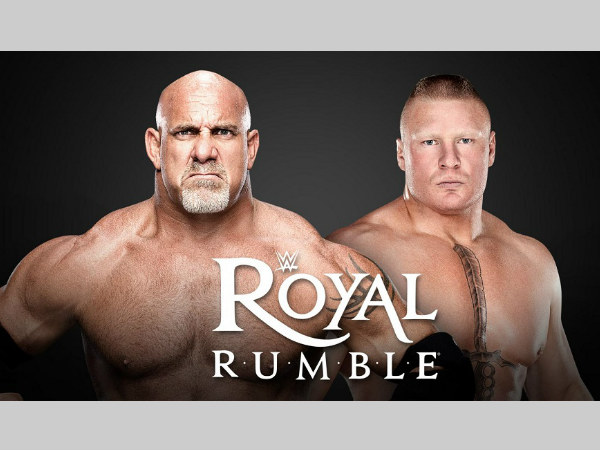 Goldberg and Lesnar both to enter the Royal Rumble (image courtesy WWE.com) Goldberg and Lesnar both to enter the Royal Rumble (image courtesy WWE.com)