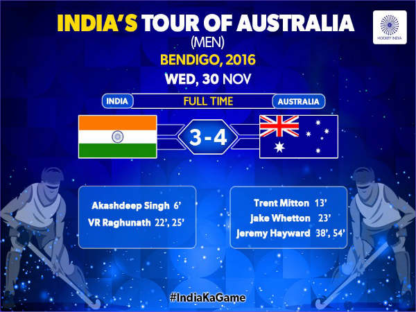 India Vs Austral (Image courtesy: Hockey India Twitter handle) India Vs Austral (Image courtesy: Hockey India Twitter handle)