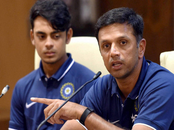 File photo: Ishan Kishan (left) with Rahul Dravid File photo: Ishan Kishan (left) with Rahul Dravid
