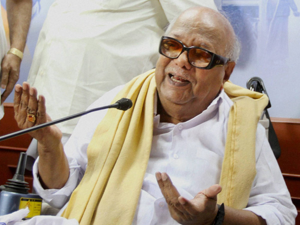 AIADMK enquires about Karuna's health AIADMK enquires about Karuna's health
