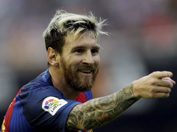 File photo: Lionel Messi celebrating a goal for Barcelona File photo: Lionel Messi celebrating a goal for Barcelona