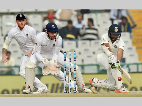 File photo: Parthiv Patel plays a shot against England. He was unbeaten on 29 File photo: Parthiv Patel plays a shot against England. He was unbeaten on 29