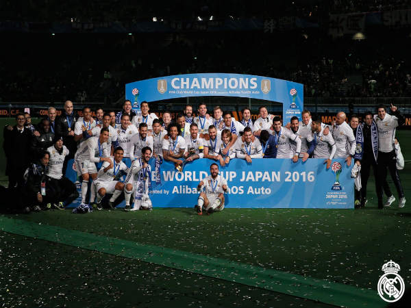 Club World Cup champions Real Madrid (Image courtesy: Real Madrid Twitter handle) Club World Cup champions Real Madrid (Image courtesy: Real Madrid Twitter handle)