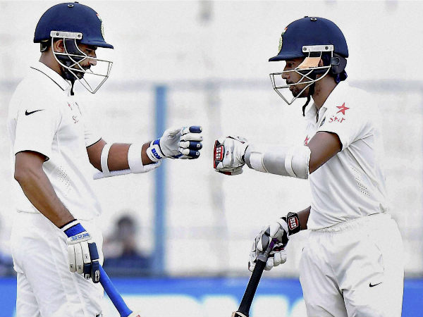 From left: Mohammad Shami and Wriddhiman Saha From left: Mohammad Shami and Wriddhiman Saha