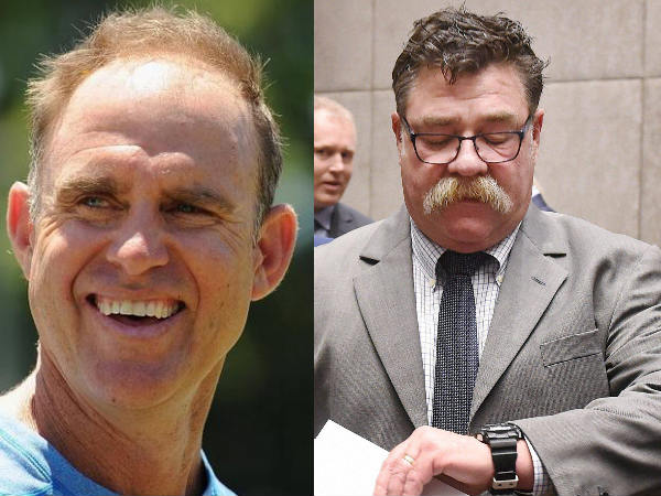 From left: Matthew Hayden and David Boon From left: Matthew Hayden and David Boon