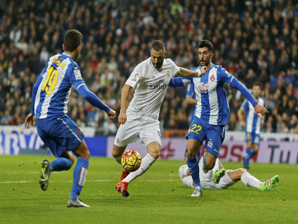 File photo: Karim Benzema (centre) in action for Real Madrid File photo: Karim Benzema (centre) in action for Real Madrid