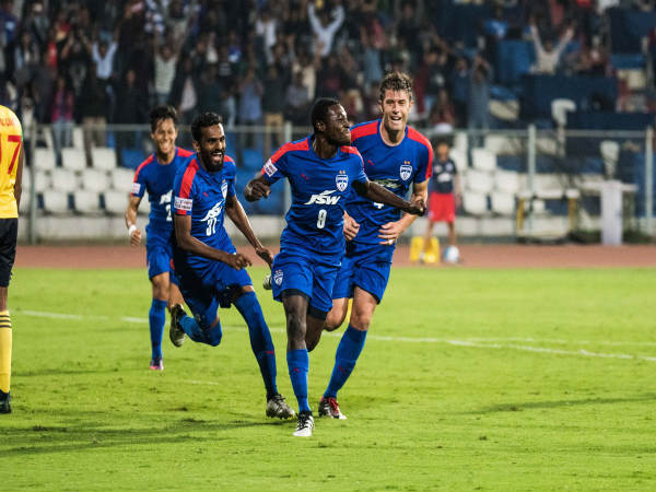 Bengaluru FC players celebrate (Image courtesy: Bengaluru FC Twitter handle) Bengaluru FC players celebrate (Image courtesy: Bengaluru FC Twitter handle)