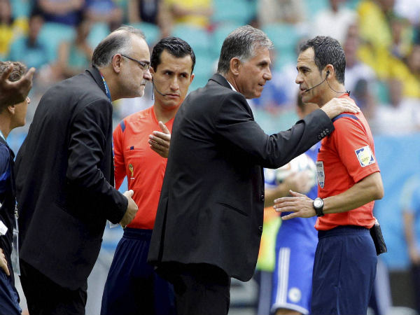 File photo: Iran coach Carlos Queiroz (centre) File photo: Iran coach Carlos Queiroz (centre)